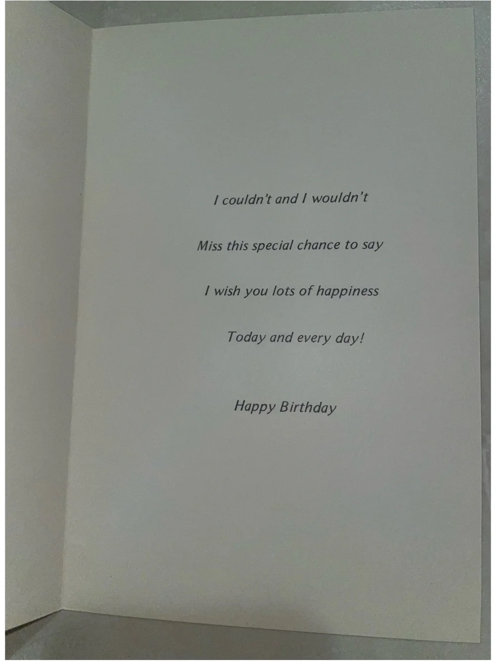 Vintage Gibson Greeting Card with Birthday Cake Cover